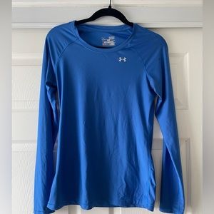 Under Armour Fitted Blue Shirt - XS